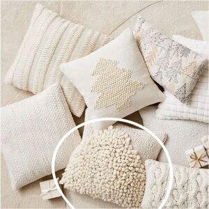 West Elm Loop Pile Pillow Cover Set of 2 NWT